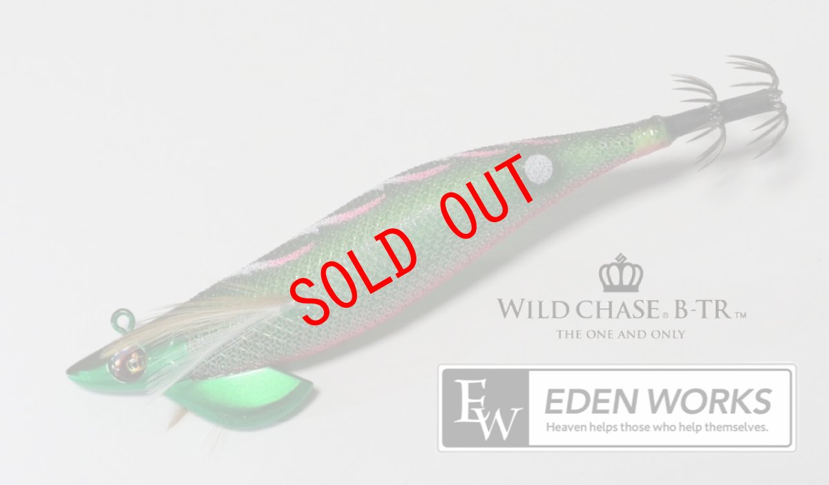 画像1: WILD CHASE/B-TR 3.5号 30ｇ/#BTEW04/エメラルドグリーン(UV) [EDEN WORKSオリカラ] (1)