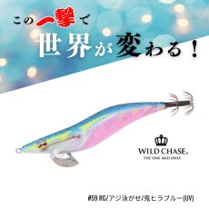画像1: WILD CHASE 3.5号S/シャローtune（59） RG アジ泳がせ 鬼ヒラブルー UV (1)